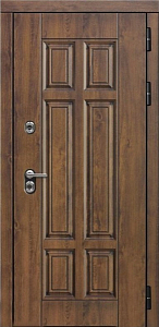 Товар Дверь ДвериПРО Квадро ФЛ-659 (12мм, nussbaum+черная патина винорит) DPRO195558